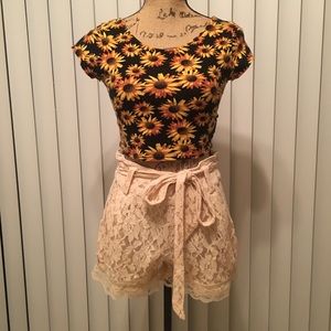 Sunflower Crop Top